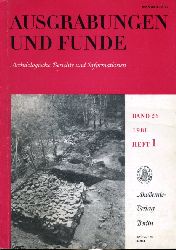   Ausgrabungen und Funde. Archologische Berichte und Informationen. Bd. 26. 1981 (nur) Heft 1. (Sachsen-Heft) 