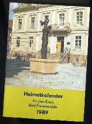   Heimatkalender fr den Kreis Bad Freienwalde 33. 1989. 
