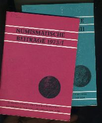  Numismatische Beitrge, Jahrgang 1973 in 2 Heften. Arbeitsmaterial fr die Fachgruppen Numismatik des Kulturbundes der DDR. 