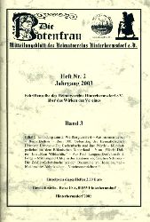   Die Botenfrau. Mitteilungsblatt des Heimatvereins Hinterhermsdorf e.V. ber das Wirken des Vereins 2. 2003. 