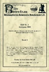   Die Botenfrau. Mitteilungsblatt des Heimatvereins Hinterhermsdorf e.V. ber das Wirken des Vereins 1. 2001. 