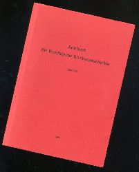 Brinkmann, Ernst (Hrsg.) und Bernd (Hrsg.) Hey:  Jahrbuch fr Westflische Kirchengeschichte. Band 89. 1995. 