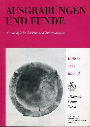   Ausgrabungen und Funde. Archologische Berichte und Informationen. Bd. 33 (nur) Heft 2. (Brandenburg Heft) 