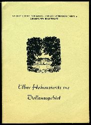 Karbe, Walter und Walter Gotsmann:  ber Hohenzieritz ins Tollensegebiet. Schriftenreihe der Natur- und Heimatfreunde. Ortsgruppe Neustrelitz. 2 