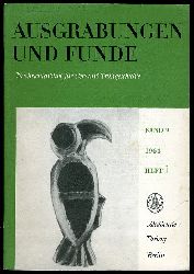   Ausgrabungen und Funde. Nachrichtenblatt für Vor- und Frühgeschichte. Bd. 9 (nur) Heft 1. (Sachsen-Anhalt-Heft) 