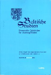   Baltische Studien. Pommersche Jahrbcher fr Landesgeschichte 98. Bd. 144 der Gesamtreihe. 