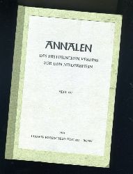   Annalen des Historischen Vereins fr den Niederrhein insbesondere das alte Erzbistum Kln. Heft 187. 