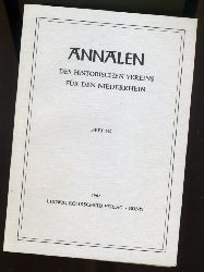   Annalen des Historischen Vereins fr den Niederrhein insbesondere das alte Erzbistum Kln. Heft 190. 