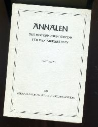   Annalen des Historischen Vereins fr den Niederrhein insbesondere das alte Erzbistum Kln. Heft 192 / 193. 