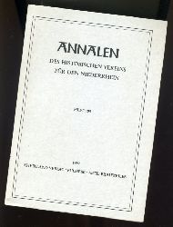   Annalen des Historischen Vereins fr den Niederrhein insbesondere das alte Erzbistum Kln. Heft 195. 