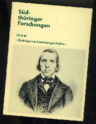   Beiträge zur Literaturgeschichte. Südthüringer Forschungen 16. 