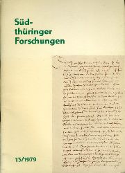   Beiträge zur Wirtschaftsgeschichte Südthüringens. Südthüringer Forschungen 13. 