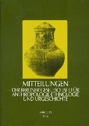   Mitteilungen der Berliner Gesellschaft fr Anthropologie, Ethnologie und Urgeschichte. Bd. 23. 
