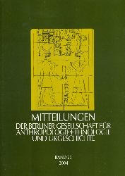   Mitteilungen der Berliner Gesellschaft fr Anthropologie, Ethnologie und Urgeschichte. Bd. 25. 