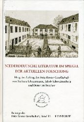 Scheuermann, Barbara (Hrsg.):  Niederdeutsche Literatur im Spiegel der aktuellen Forschung. Beitrge der Fritz-Reuter-Gesellschaft Band 31. 