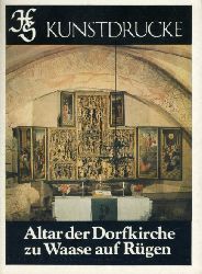 Sachs, Hannelore:  Altar der Dorfkirche zu Waase auf Rgen. Kunstdrucke. 