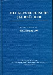 Rpke, Andreas (Hrsg.):  Mecklenburgische Jahrbcher 116. Jahrgang 2001. 