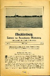   Mecklenburg. Zeitschrift des Heimatbundes Mecklenburg. 7. Jg. (nur) Heft 2. 