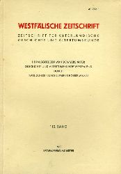 Zuhorn, Karl (Hrsg.) und Klemens (Hrsg.) Honselmann:  Westflische Zeitschrift 110. Band 1960. Zeitschrift fr Vaterlndische Geschichte und Altertumskunde 