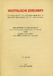 Honselmann, Klemens (Hrsg.) und Alfred Hartlieb von (Hrsg.) Wallthor:  Westflische Zeitschrift 122. Band 1972. Zeitschrift fr Vaterlndische Geschichte und Altertumskunde 