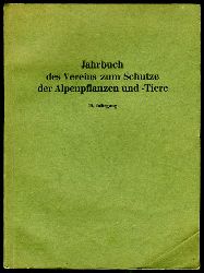 Boshart, Karl:  Jahrbuch des Vereins zum Schutze der Alpenpflanzen und -Tiere. 13. Jahrgang. 