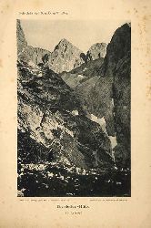   Grasleiten Htte. Lichtdruck nach einer Photographie von B. Johannes - Bildbeilage aus der Zeitschrift des Deutschen und sterreichischen Alpenvereins. 
