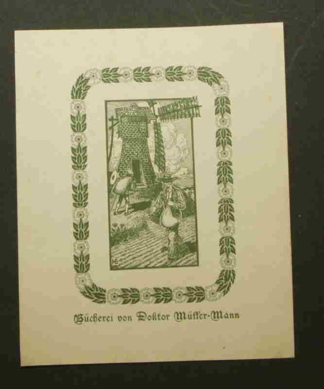 Baluschek, Hans  Ex Libris für Doktor Müller-Mann. 