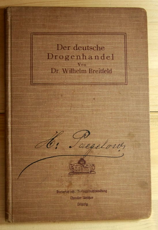Breitfeld, Wilhelm  Der deutsche Drogenhandel.  