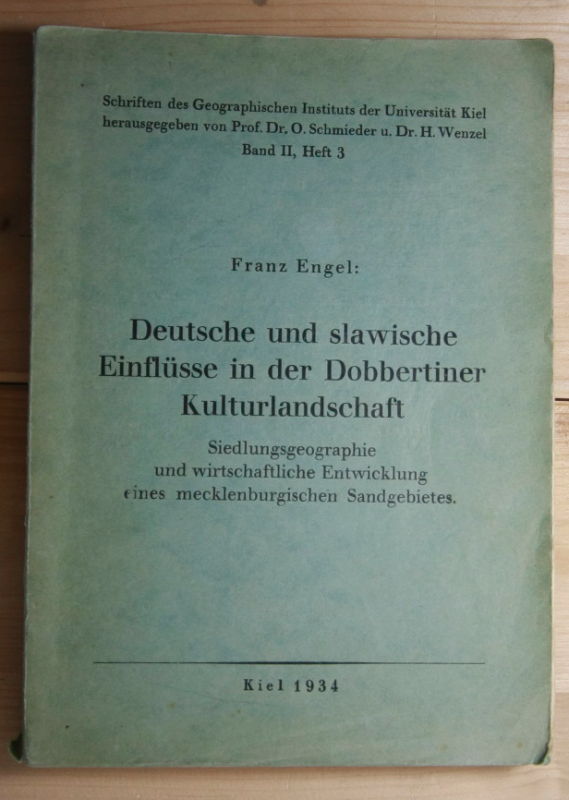 Engel, Franz  Deutsche und slawische Einflüsse in der Dobbertiner Kulturlandschaft. 