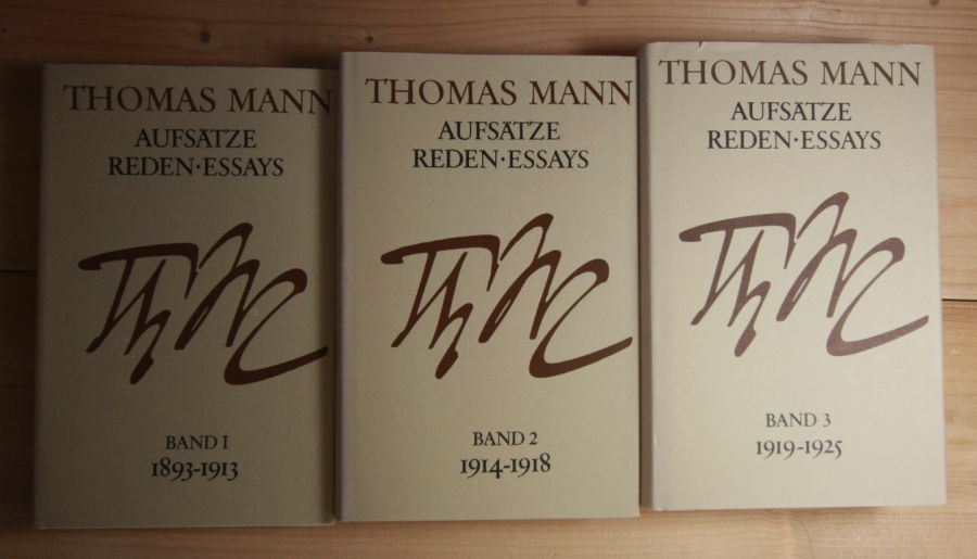 Mann, Thomas  Aufsätze, Reden, Essays. 3 Bde 