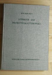 Stepanow, W.W.  Lehrbuch der Differenzialgleichungen. 