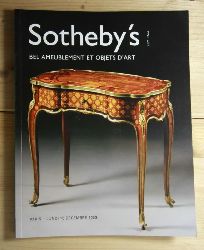 Sotheby`s  Bel Ameublement et Objets dArt. 