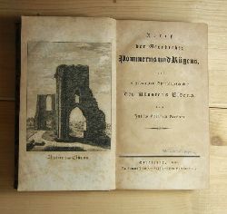 Biesner, Julius Heinrich  Abri der Geschichte Pommerns Und Rugens: Nebst Angehangter Specialgeschichte des Klosters Eldena. 