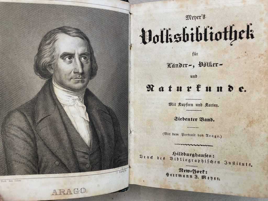 Meyer, Hermann J.:  Meyers Volksbibliothek für Länder-, Völker- und Naturkunde. 7.und 8.Band in einem Buch. 