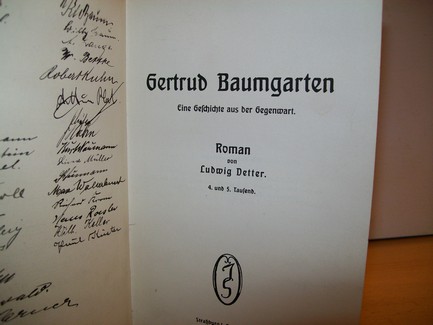 Detter, Ludwig:  Gertrud Baumgarten 