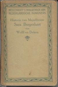 Elisabeth Wolff-Bekker,  Agatha Deken  HISTORIE VAN MEJUFFROUW SARA BURGERHART  