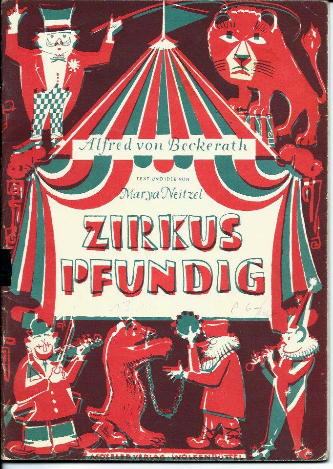 Alfred von Beckerath  Zirkus Pfundig - Ein Spiel fÃ¼r Kinder - Partitur 