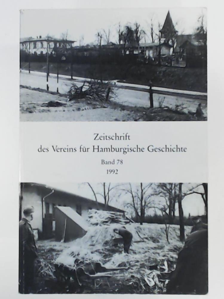 unbekannt  Zeitschrift des Vereins fÃ¼r Hamburgische Geschichte - Band 78. 