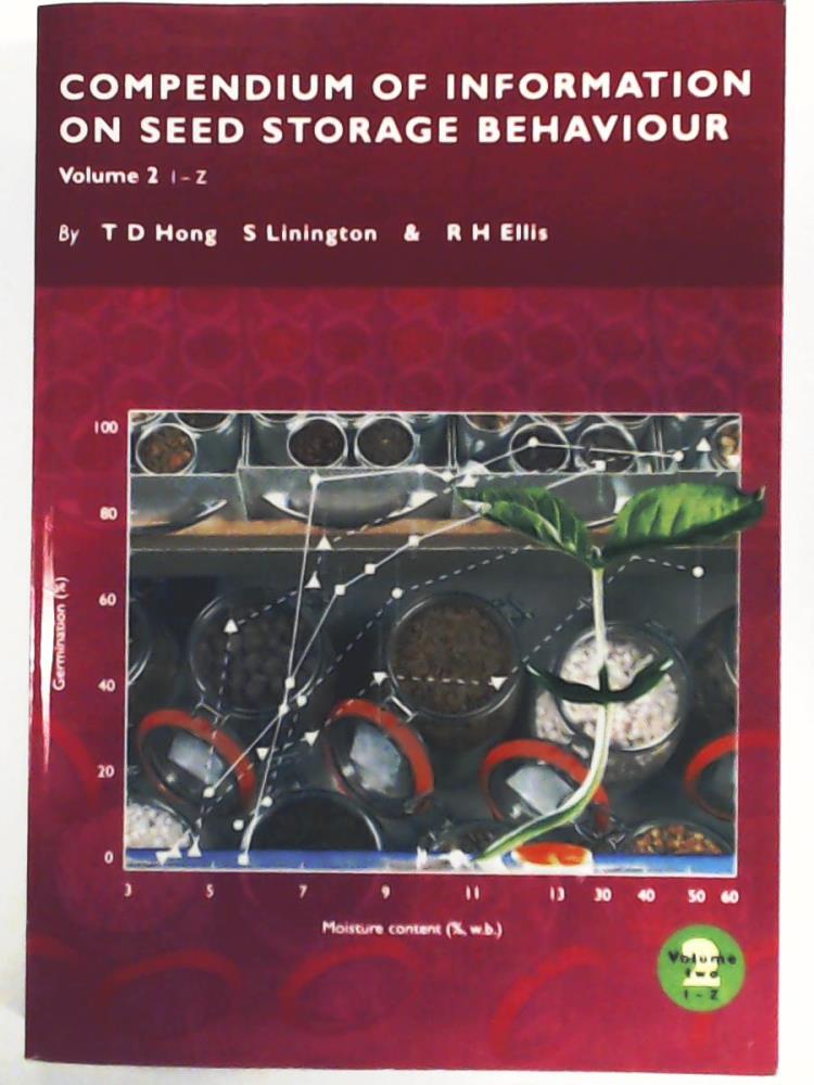 Hong, T. D.  Compendium of Information on Seed Storage Behaviour, Volume 2 
