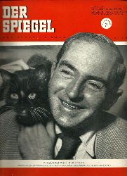 Augstein, Rudolf (Hrsg.)  Der Spiegel. 7. Jahrgang / Heft Nr. 23: 3. Juni 1953 (Titelthema/-foto: Krönungsdichter Christopher Fry / "Dichtung") 