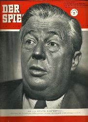 Augstein, Rudolf (Hrsg.)  Der Spiegel. 7. Jahrgang / Heft Nr. 24: 10. Juni 1953 (Titelthema/-foto: Bankier von Mangoldt - Präsident der Europäischen Zahlungsunion / "Internationales") 