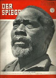 Augstein, Rudolf (Hrsg.)  Der Spiegel. 7. Jahrgang / Heft Nr. 29: 15. Juli 1953 (Titelthema/-foto: Mau-Mau-Führer Jomo Kenyatta / "Internationales") 