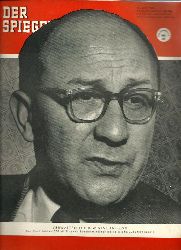 Augstein, Rudolf (Hrsg.)  Der Spiegel. 8. Jahrgang / Heft Nr. 25: 16. Juni 1954 (Titelthema/-foto: Bundesminister Siegfried Balke - Der Post fehlen 200 Millionen / "Deutschland") 