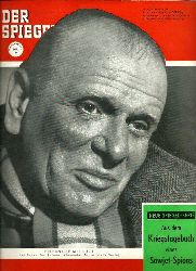 Augstein, Rudolf (Hrsg.)  Der Spiegel. 8. Jahrgang / Heft Nr. 9: 24. Februar 1954 (Titelthema/-foto: Alexander Foote / Neue Serie "Aus dem Kriegstagebuch eines Sowjet-Spions") 