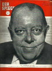 Augstein, Rudolf (Hrsg.)  Der Spiegel. 8. Jahrgang / Heft Nr. 35: 25. August 1954 (Titelthema/-foto: Carl Christian Schmid - Schutzpatron der Wertpapiere / "Deutschland") 