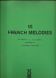 Joannes Collette  15 french melodies for soprano- and alto-recorder 