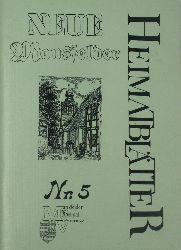 Autorenkollektiv:  Neue Mansfelder Heimatbltter (Heft 5/1997) 