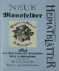 Autorenkollektiv:  Neue Mansfelder Heimatbltter (Heft 8/2000) 