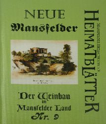 Autorenkollektiv:  Neue Mansfelder Heimatbltter (Heft 9/2001) 