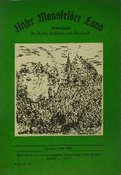 Autorenkollektiv:  Unser Mansfelder Land. Heimatblatt der Kreise Eisleben und Hettstedt (Sechstes Heft 1954) 